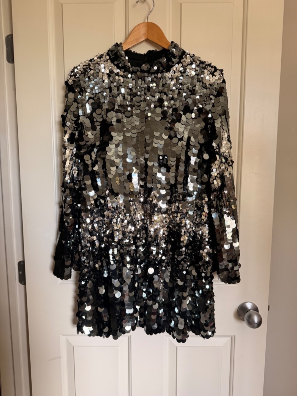 Metallic Sequin Mini Dress by H&M